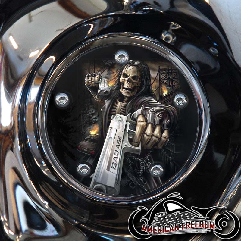 Custom Timing Cover - Bad Ass - Click Image to Close